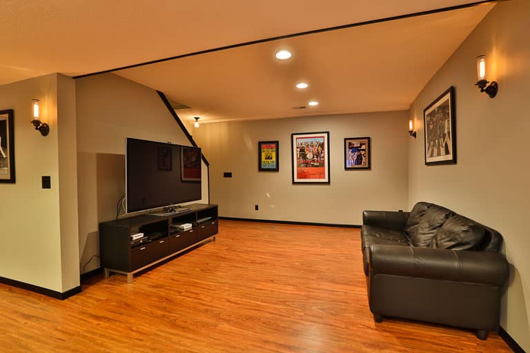 basement lounge remodel