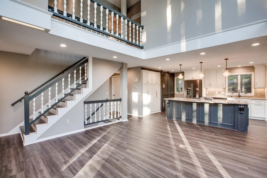 Living Space Remodel in Monticello, MN by Stonehearth Remodeling