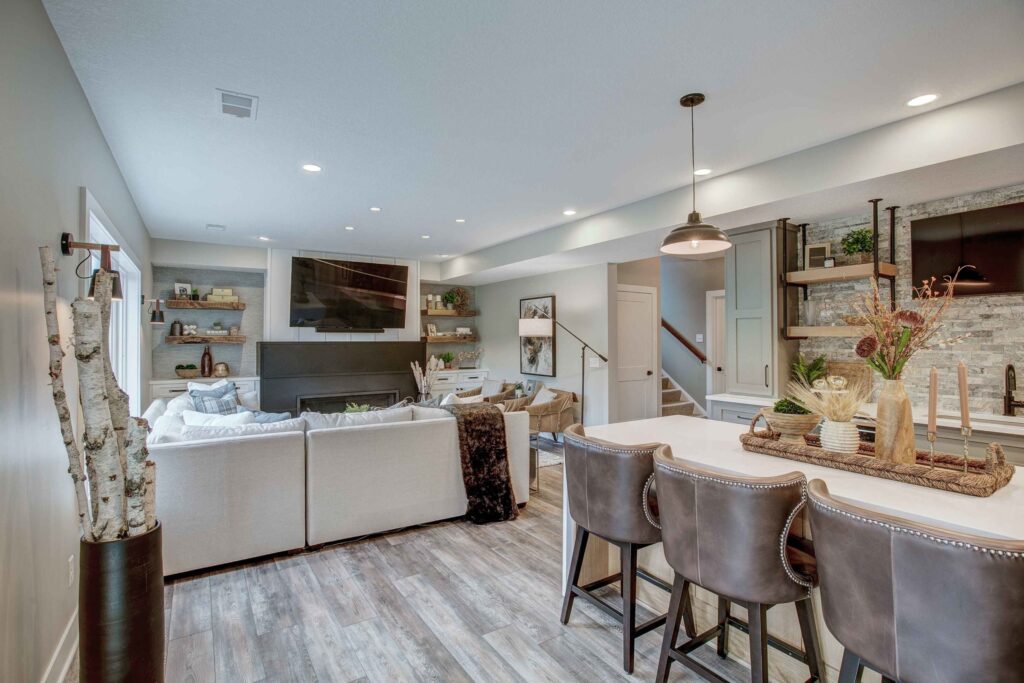 Basement Kitchenette and Hangout, <span>Woodbury, MN</span>