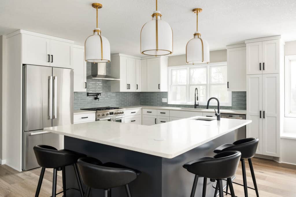 Open Concept Kitchen in Plymouth, MN by Stonehearth Remodeling