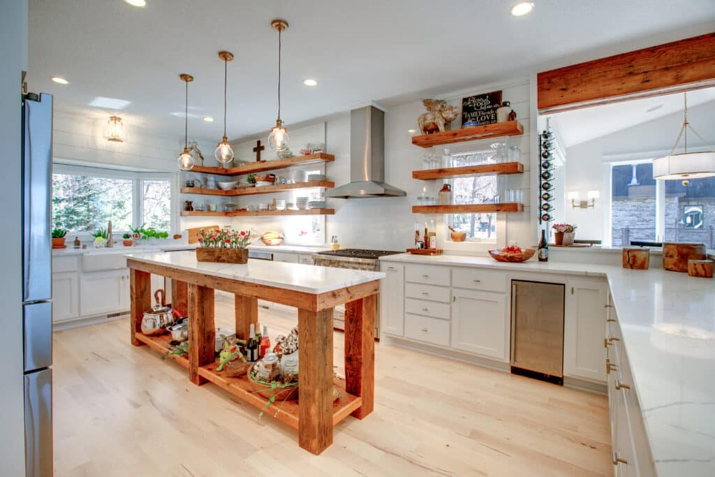 Reclaimed Wood Kitchen 1