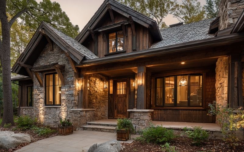 Custom home interior